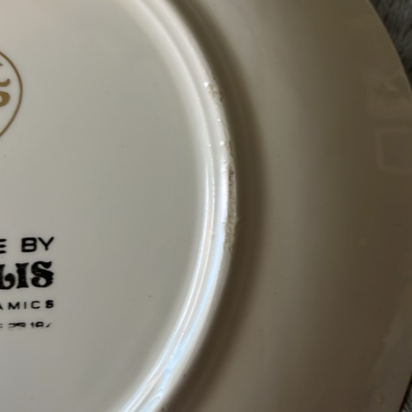 Tassoulis Hand Made 9.5” Plate Trimmed with 24 K Gold - Picture 8 of 10